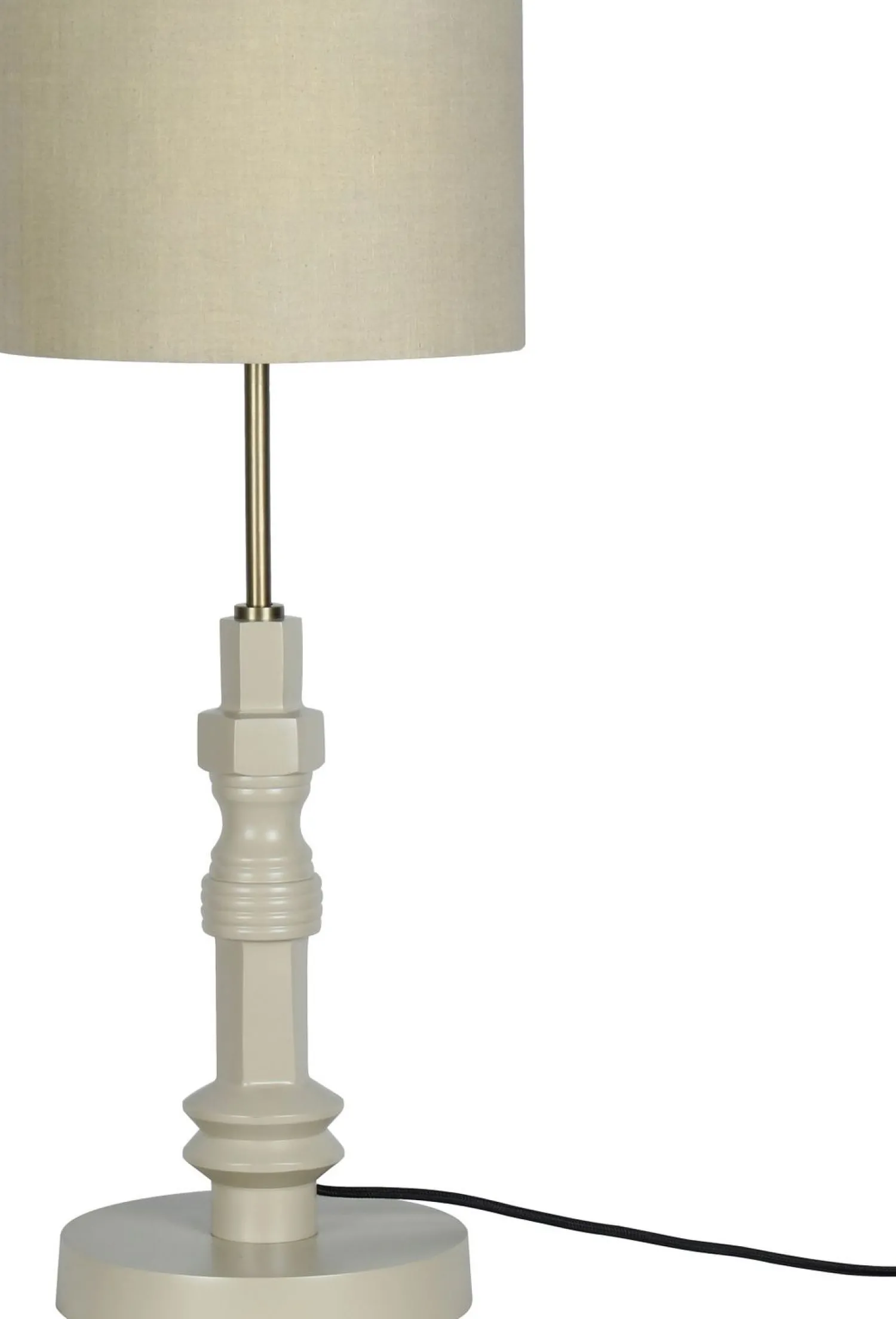 Tafellampen|Tafellampen-Zuiver Totem Tafellamp Beige