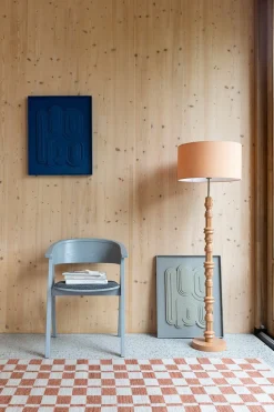 Vloerlampen|Vloerlampen-Zuiver Totem Vloerlamp Terracotta