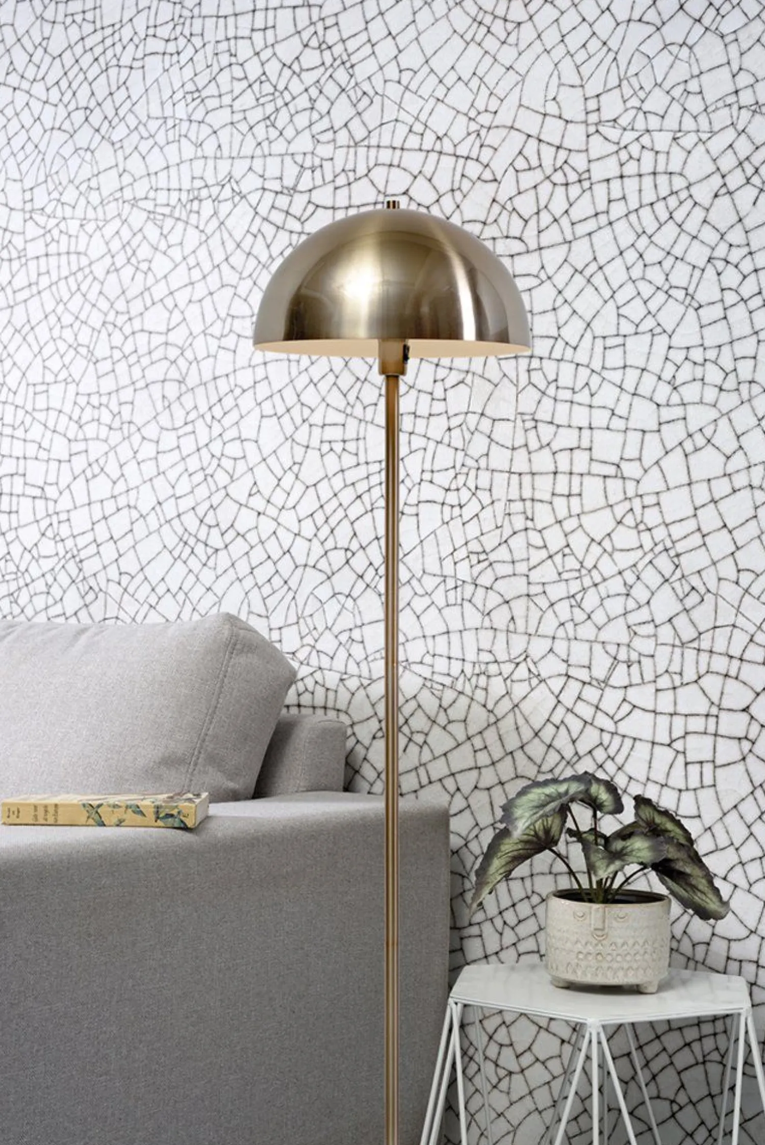 Vloerlampen|Vloerlampen-It's about RoMi Toulouse Vloerlamp Goud