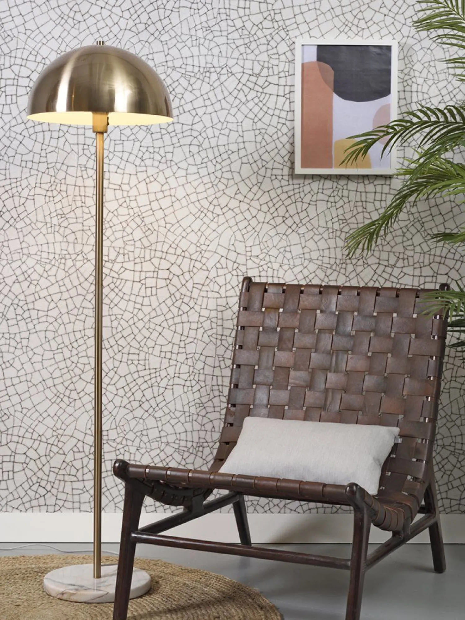 Vloerlampen|Vloerlampen-It's about RoMi Toulouse Vloerlamp Goud