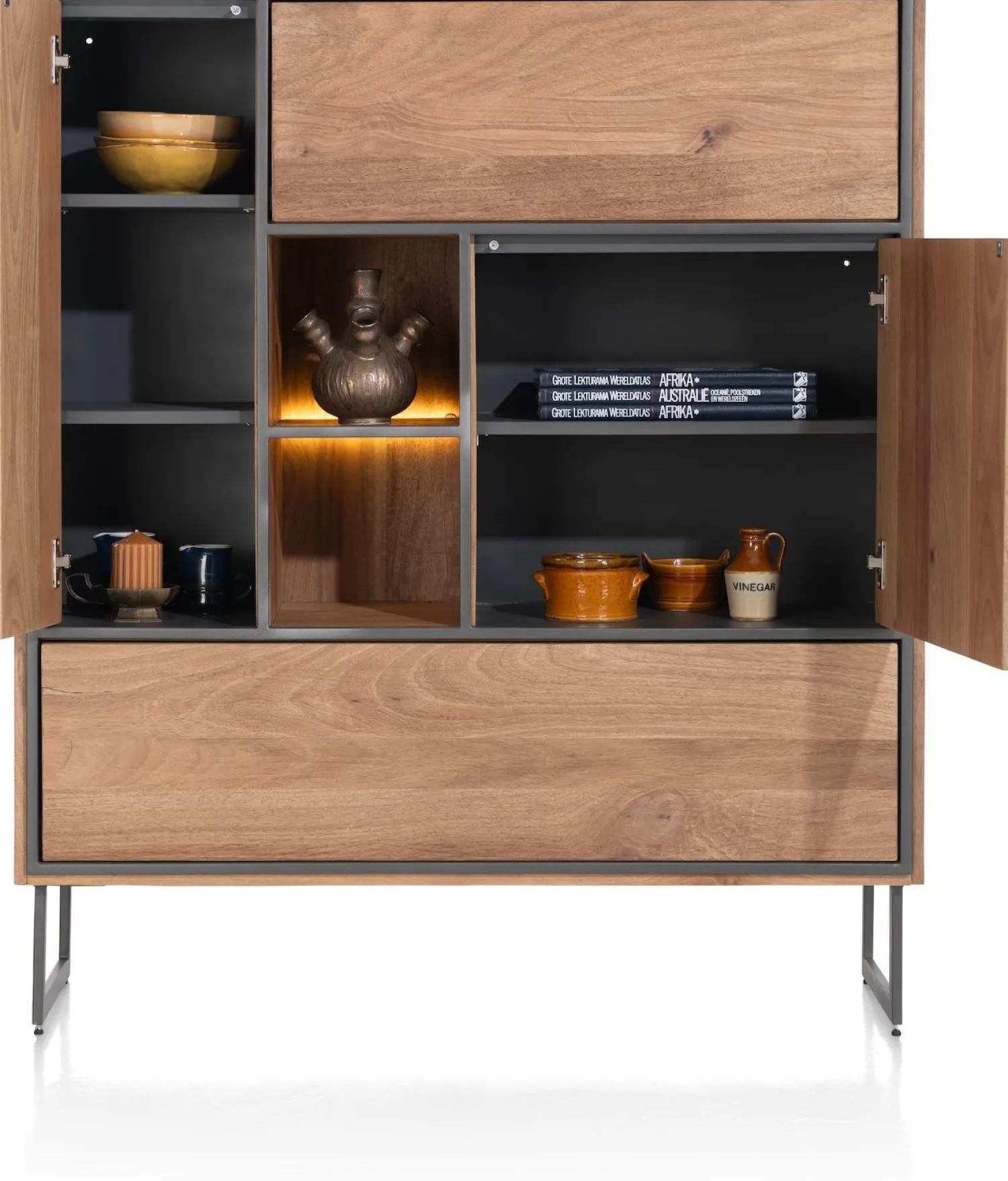 Dressoirs-Henders en Hazel Trapani Highboard Naturel