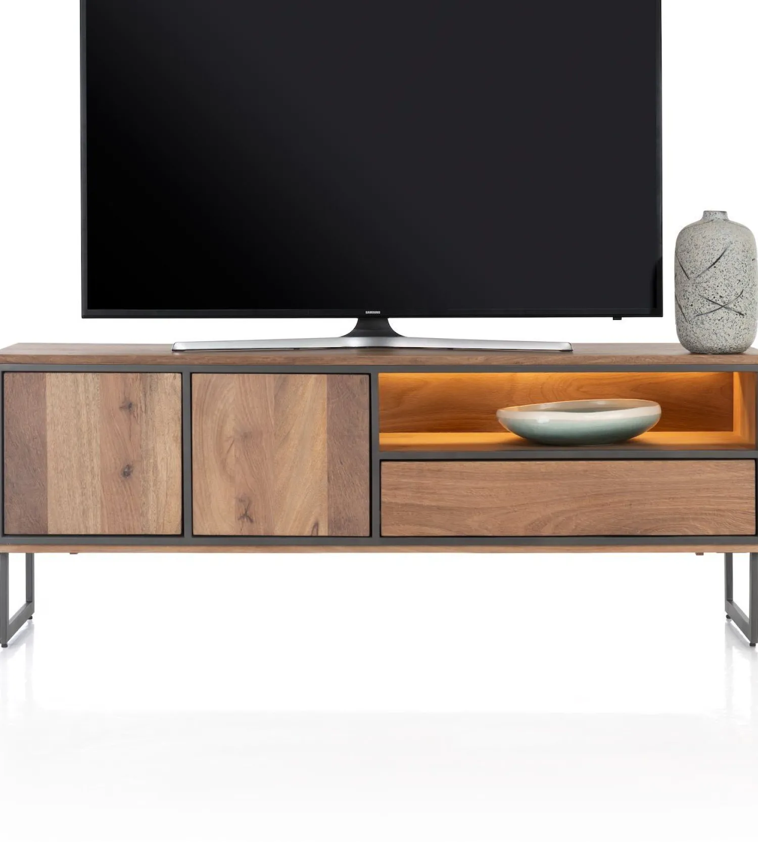 Tv-Meubels-Henders en Hazel Trapani Lowboard Naturel