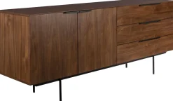 Dressoirs-Zuiver Travis Dressoir Walnut
