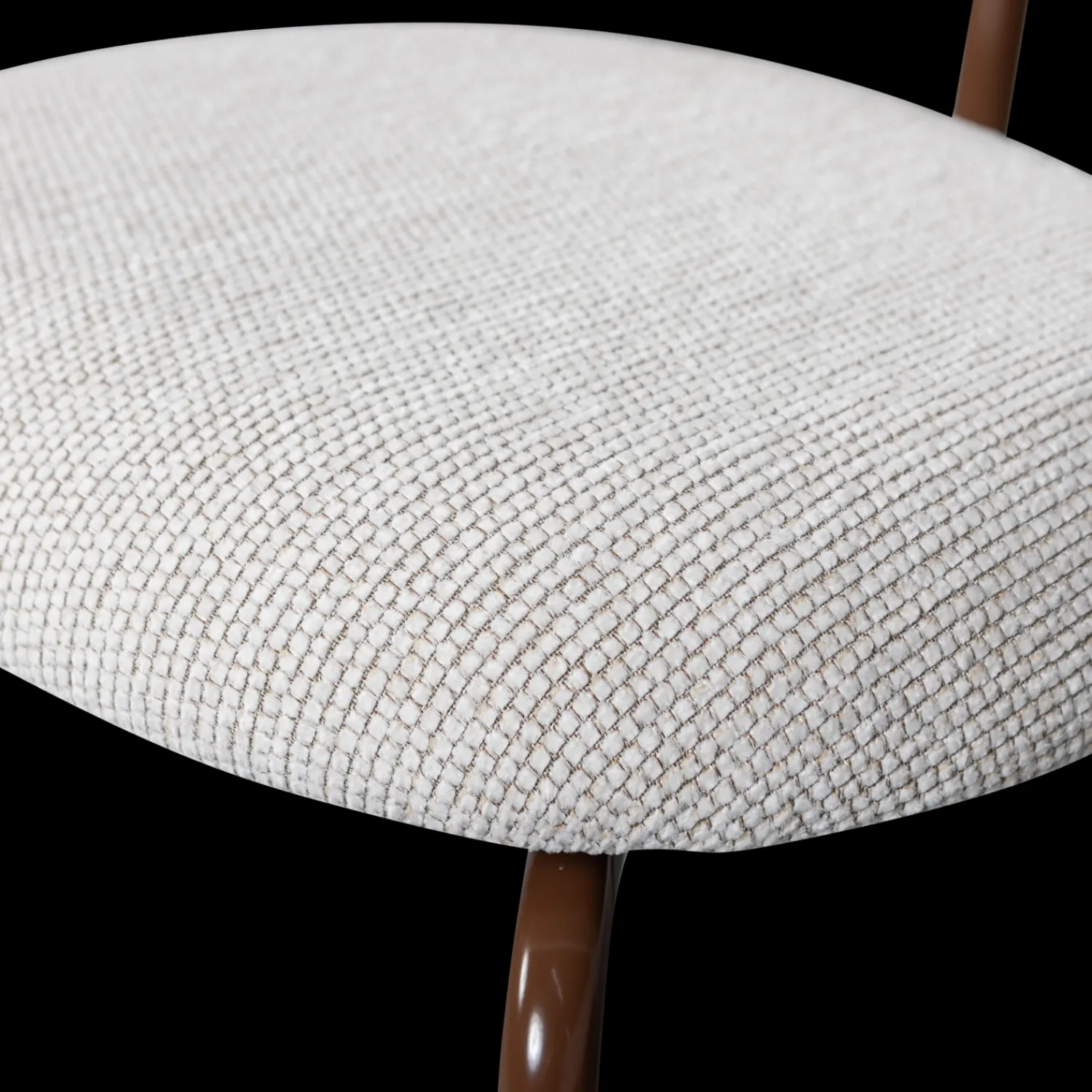 Eetkamerstoelen Zonder Armleuning-WOOOD Travis Eetkamerstoel Off White