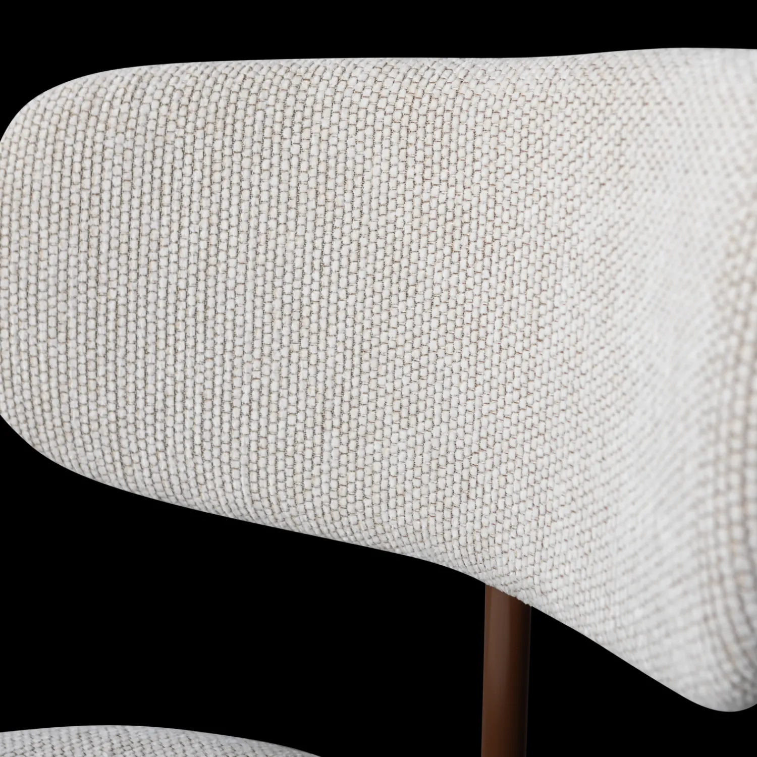 Eetkamerstoelen Zonder Armleuning-WOOOD Travis Eetkamerstoel Off White