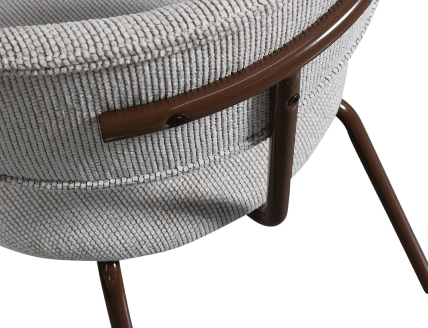 Eetkamerstoelen Zonder Armleuning-WOOOD Travis Eetkamerstoel Off White