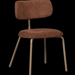 Eetkamerstoelen Zonder Armleuning-WOOOD Travis Eetkamerstoel Brown