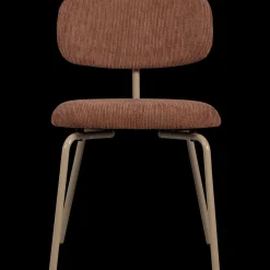 Eetkamerstoelen Zonder Armleuning-WOOOD Travis Eetkamerstoel Brown