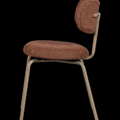 Eetkamerstoelen Zonder Armleuning-WOOOD Travis Eetkamerstoel Brown