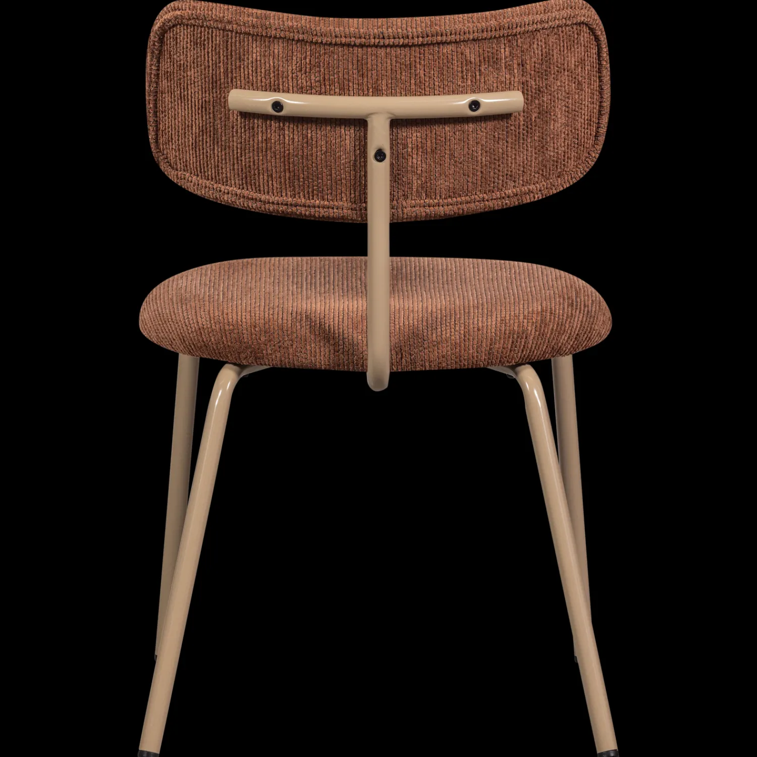 Eetkamerstoelen Zonder Armleuning-WOOOD Travis Eetkamerstoel Brown
