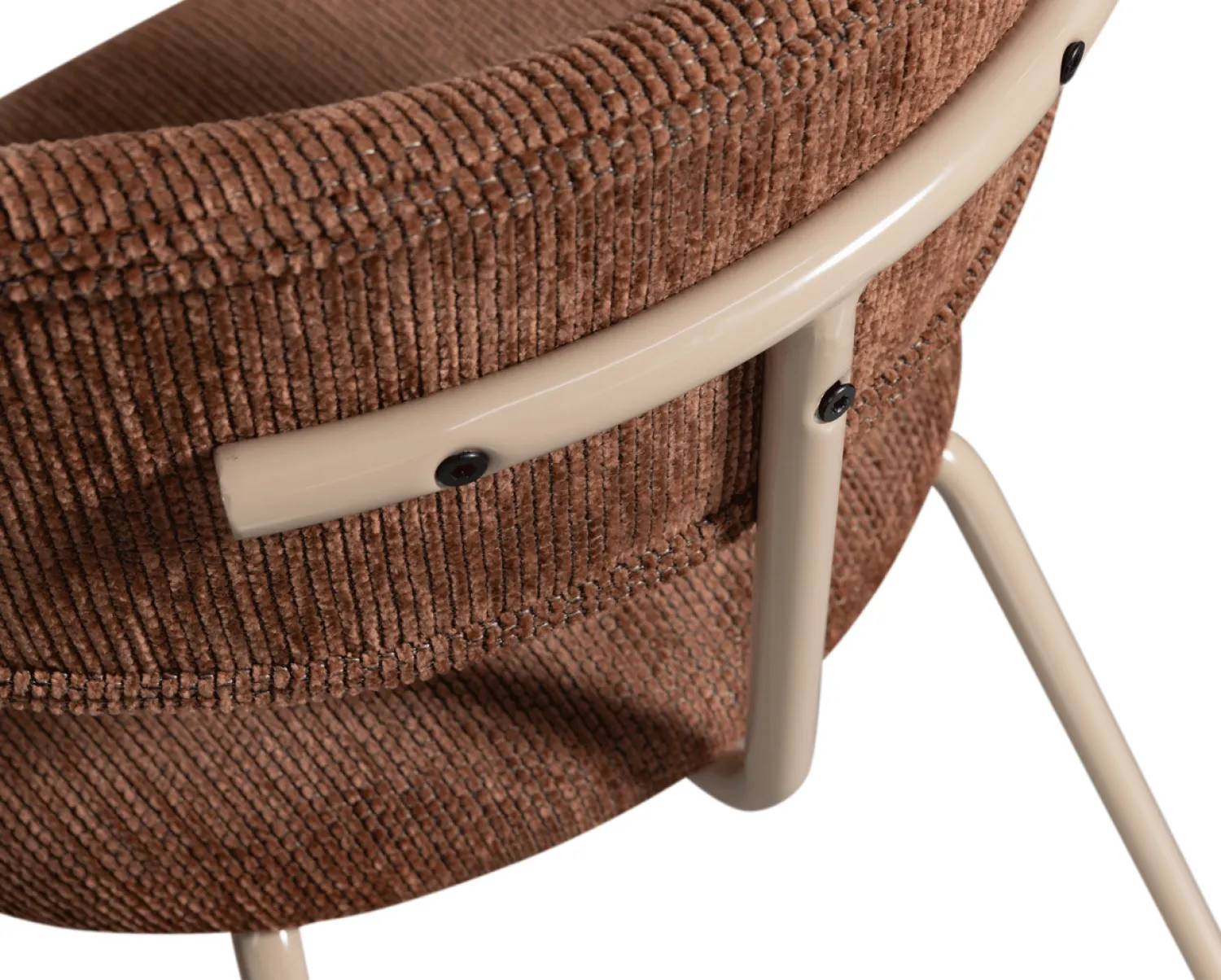 Eetkamerstoelen Zonder Armleuning-WOOOD Travis Eetkamerstoel Brown