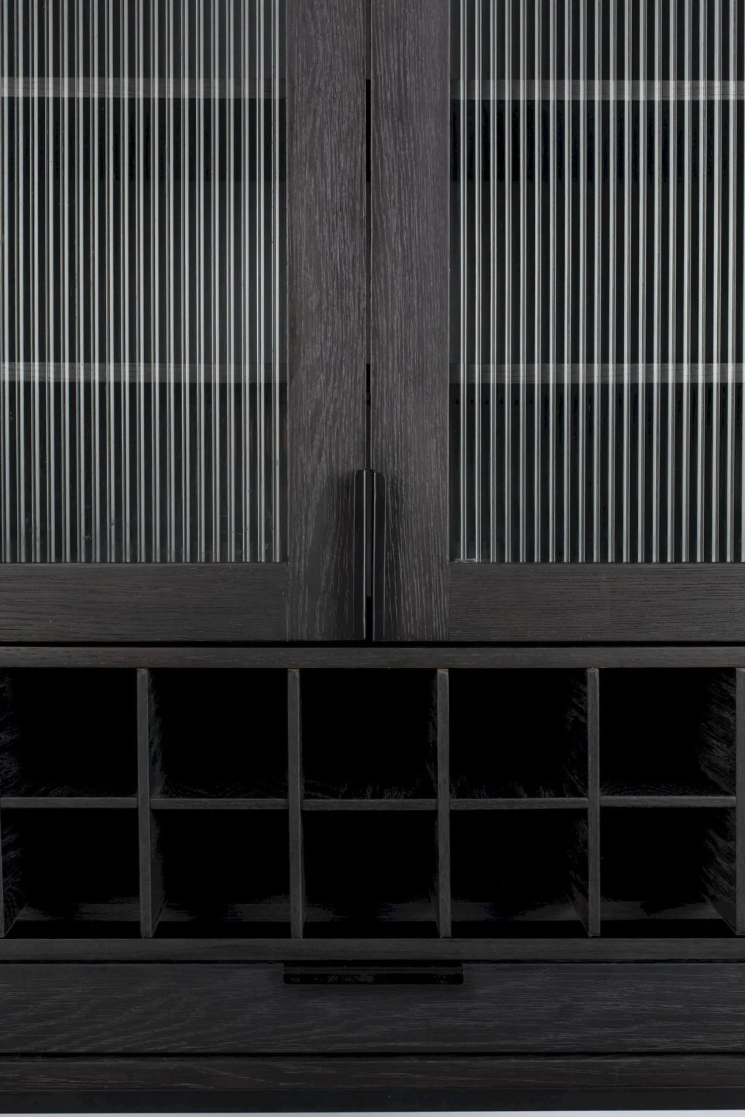 Wijnrekken-Zuiver Travis Wijnkast Black