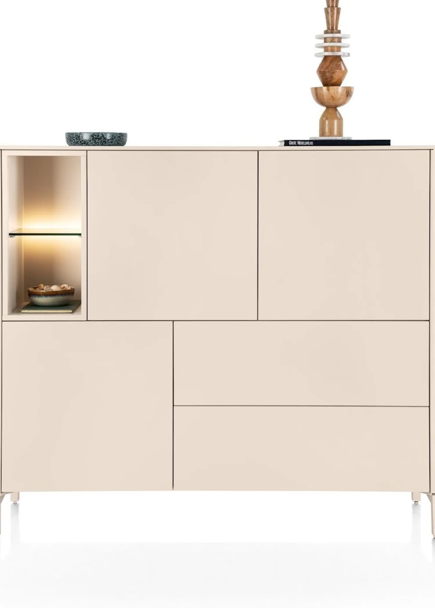 Dressoirs-XOOON Trentino Dressoir Creme