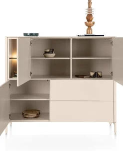 Dressoirs-XOOON Trentino Dressoir Creme