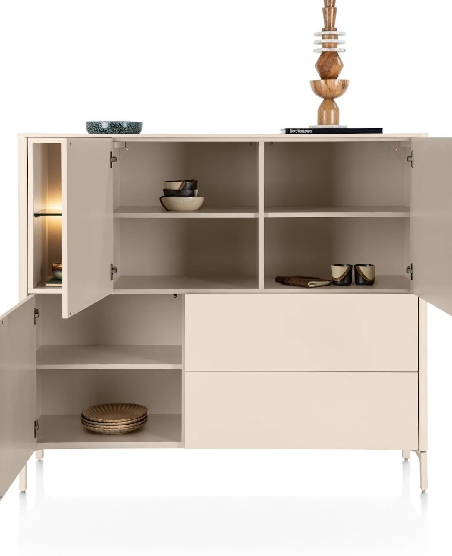 Dressoirs-XOOON Trentino Dressoir Creme