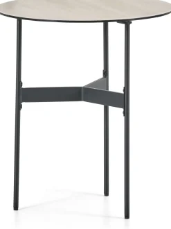 Ronde Bijzettafels-Montèl Triangle Bijzettafel Travertin