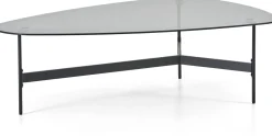 Organische Salontafels-Montèl Triangle Salontafel Smoked