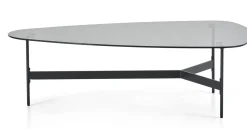 Organische Salontafels-Montèl Triangle Salontafel Smoked
