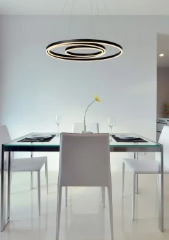 Moderne Hanglampen|Moderne Hanglampen-Lucide Triniti Hanglamp Zwart