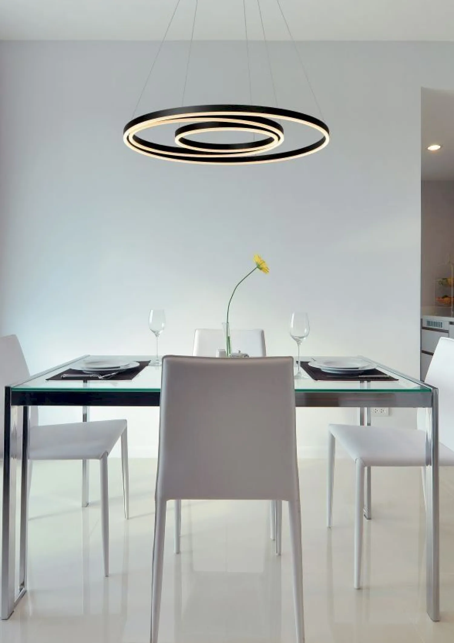 Moderne Hanglampen|Moderne Hanglampen-Lucide Triniti Hanglamp Zwart