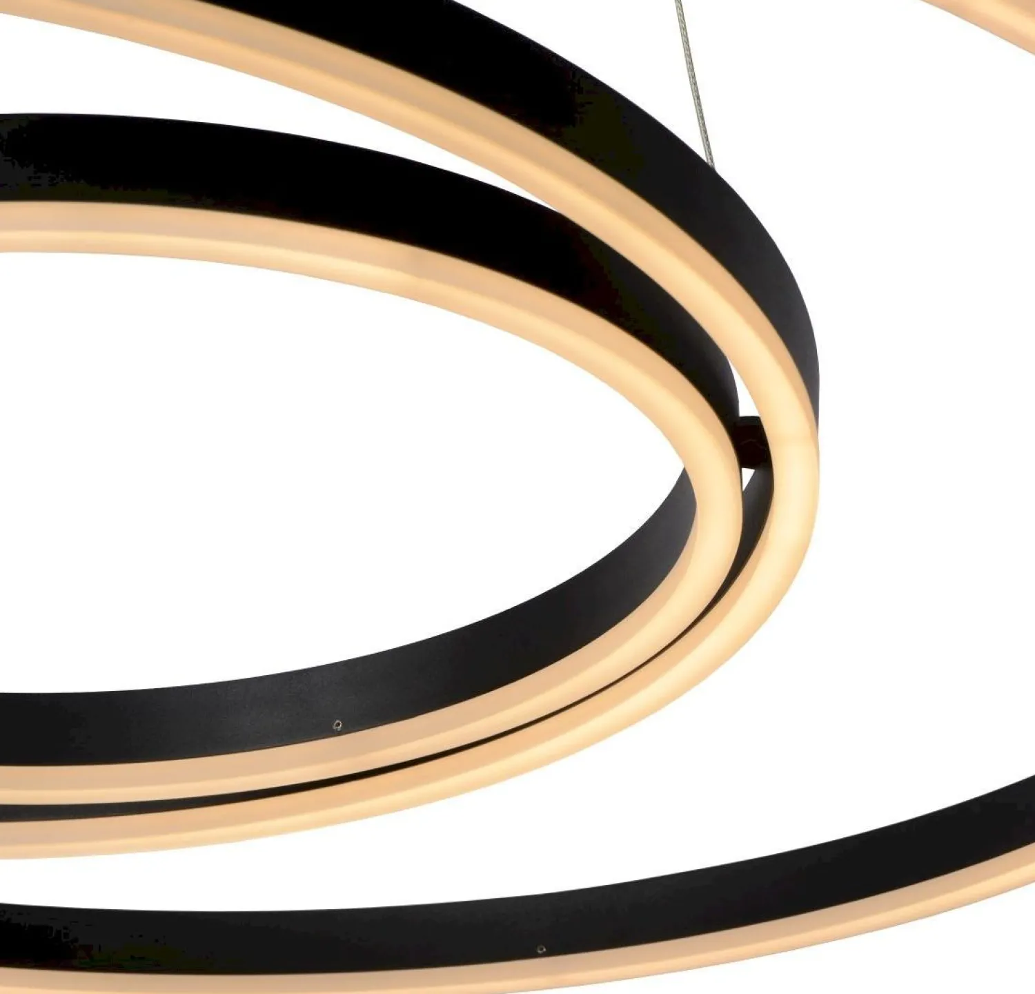 Moderne Hanglampen|Moderne Hanglampen-Lucide Triniti Hanglamp Zwart
