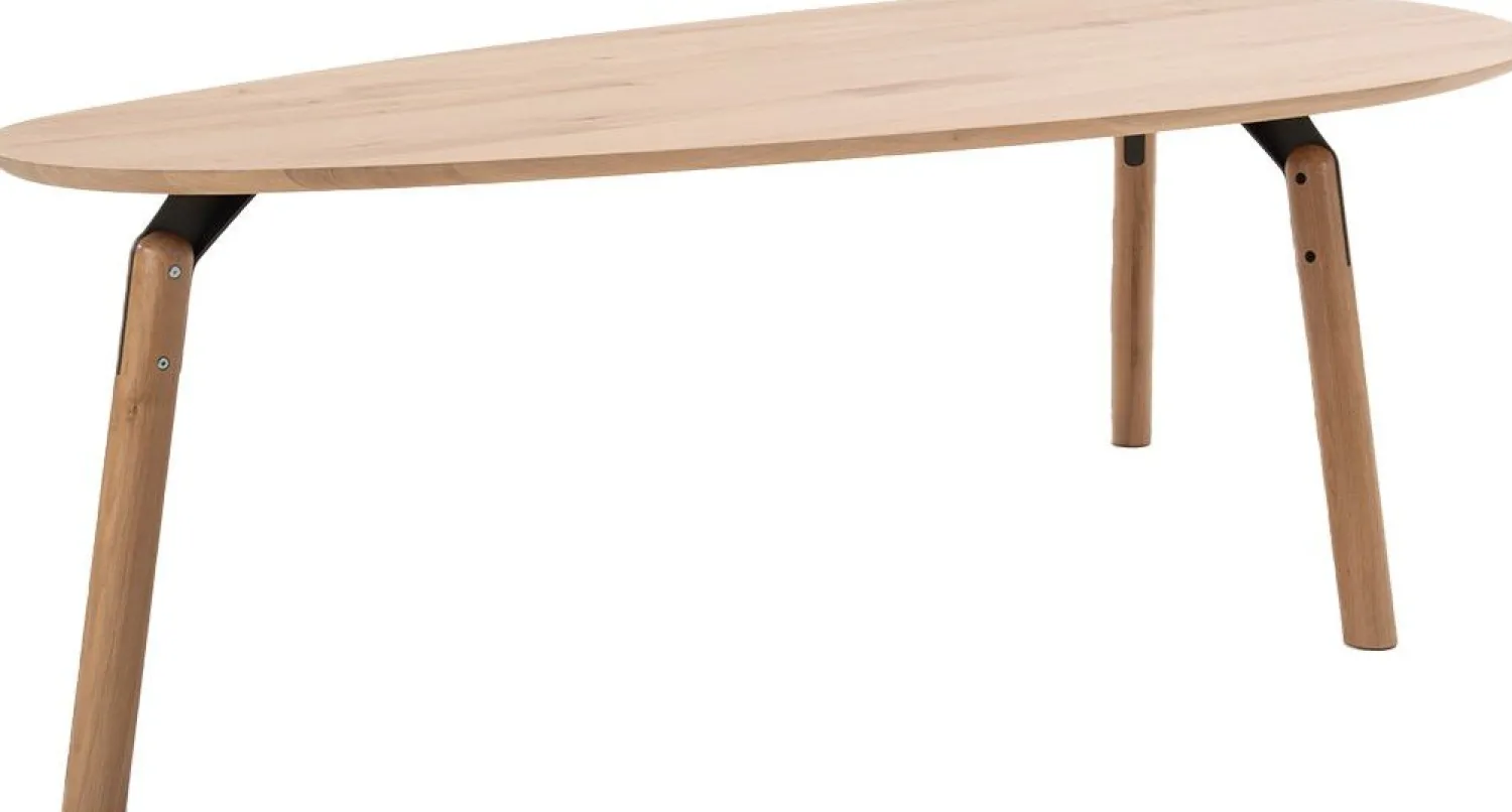 Organische Eettafels-Bert Plantagie Trinity Eettafel Naturel