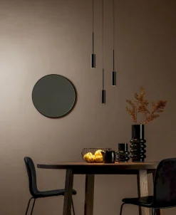 Moderne Hanglampen|Moderne Hanglampen-Lucide Tubule Hanglamp Zwart