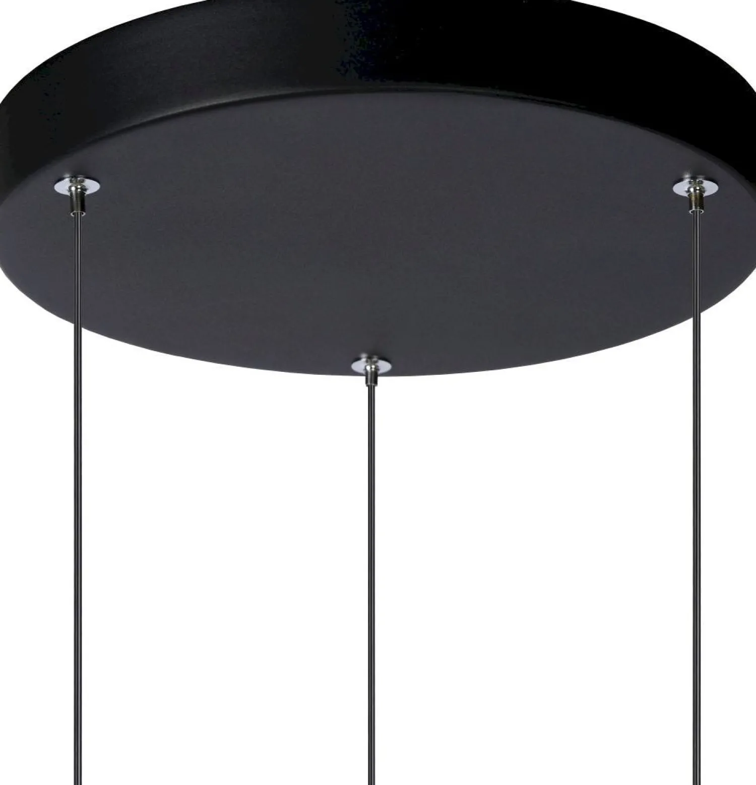Moderne Hanglampen|Moderne Hanglampen-Lucide Tubule Hanglamp Zwart
