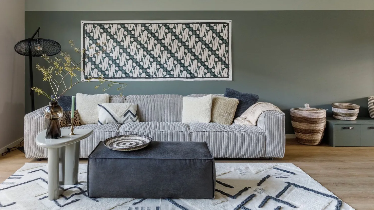 Sierkussens & Plaids-Eijerkamp Collectie Tufted Sierkussen Cocoon Beige