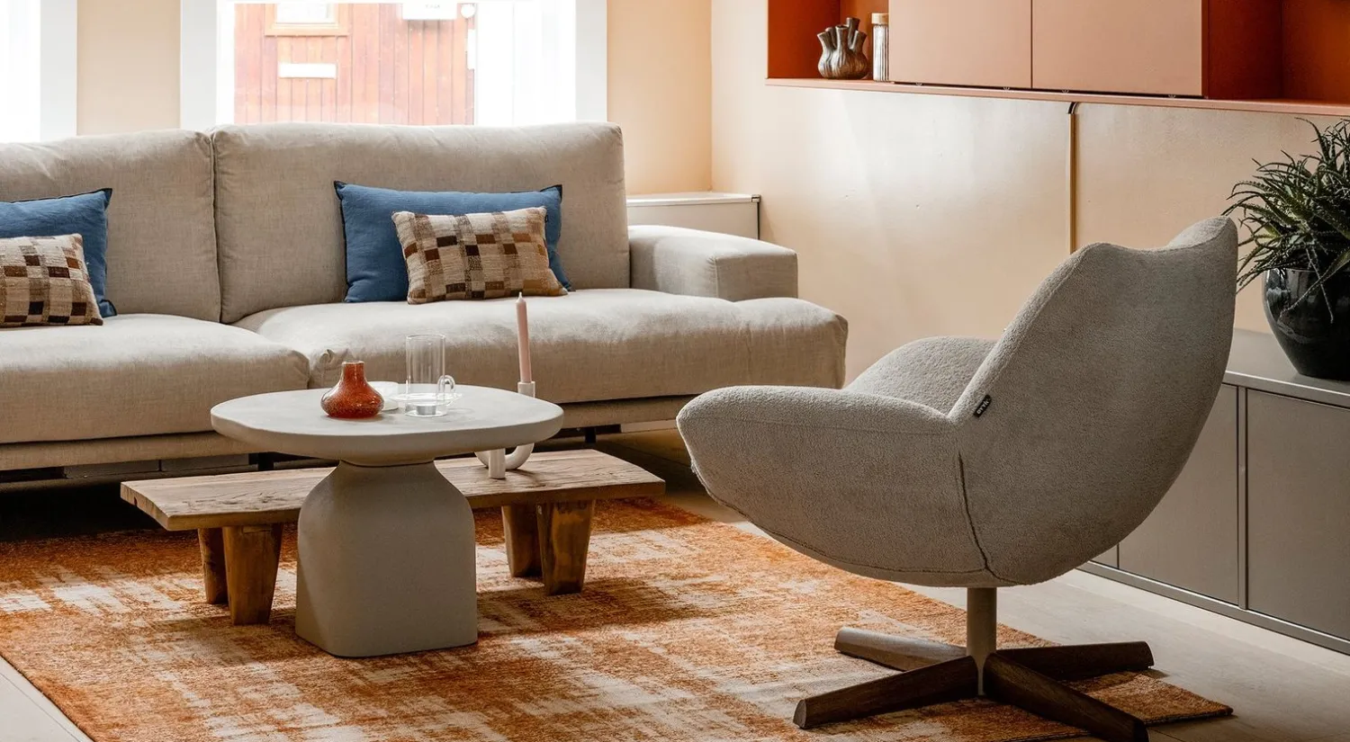 Tv-Meubels-WOOOD Turner Tv-meubel Mud