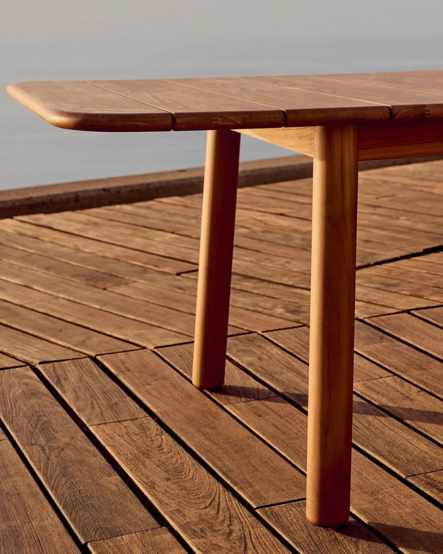 Tuintafels-Kave Home Turqueta Uitschuifbare Tuintafel Naturel