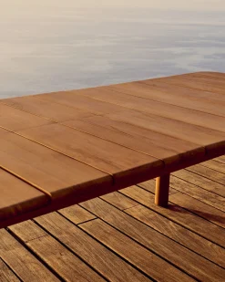 Tuintafels-Kave Home Turqueta Uitschuifbare Tuintafel Naturel