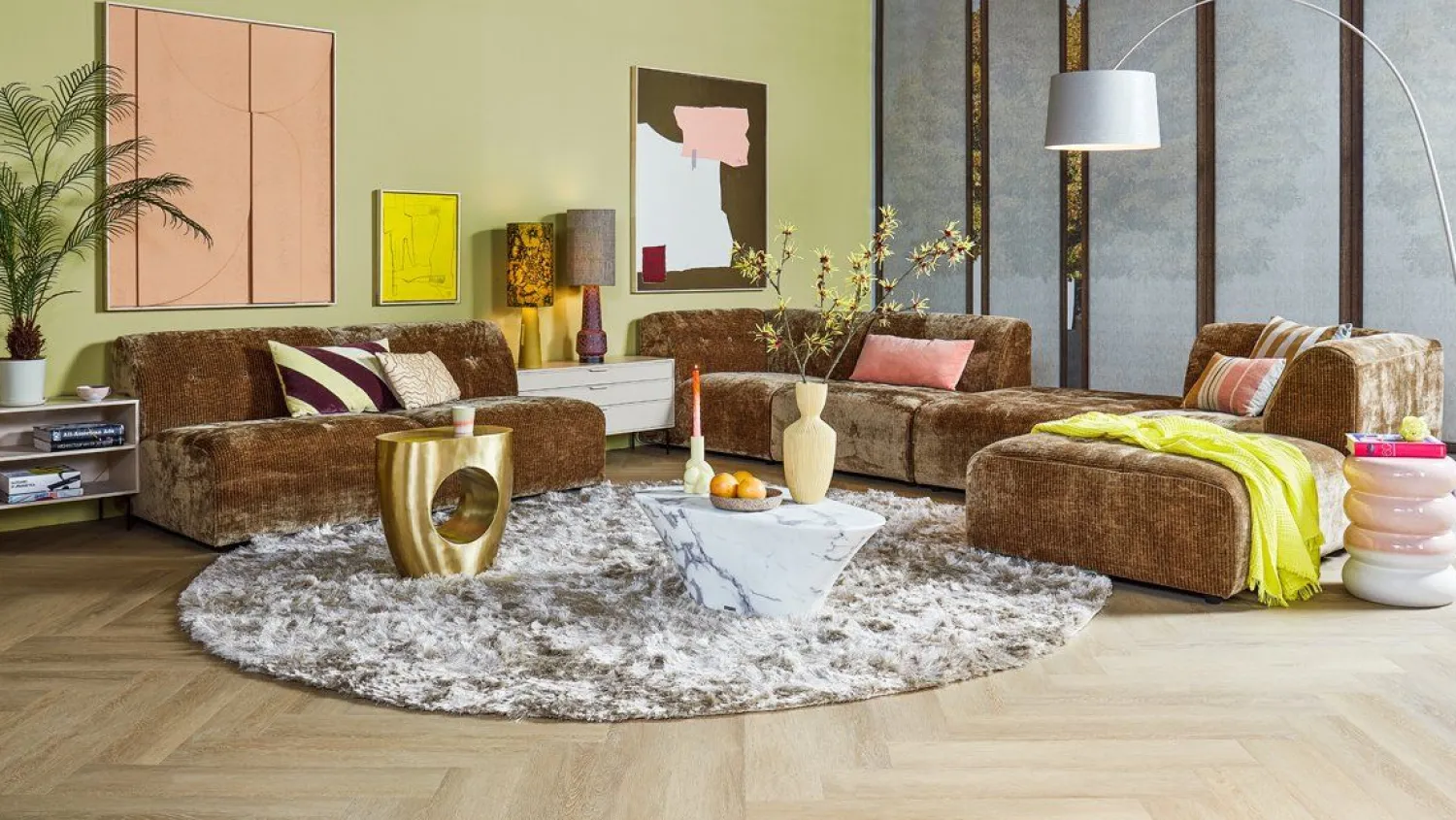 Design Vloerlampen|Vloerlampen-Foscarini Twiggy XL Vloerlamp Greige