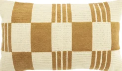 Sierkussens & Plaids-By Boo Twist Rechthoekig Kussen Mustard