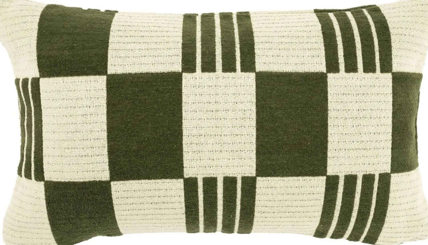 Sierkussens & Plaids-By Boo Twist Rechthoekig Kussen Green