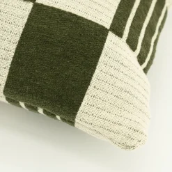 Sierkussens & Plaids-By Boo Twist Rechthoekig Kussen Green