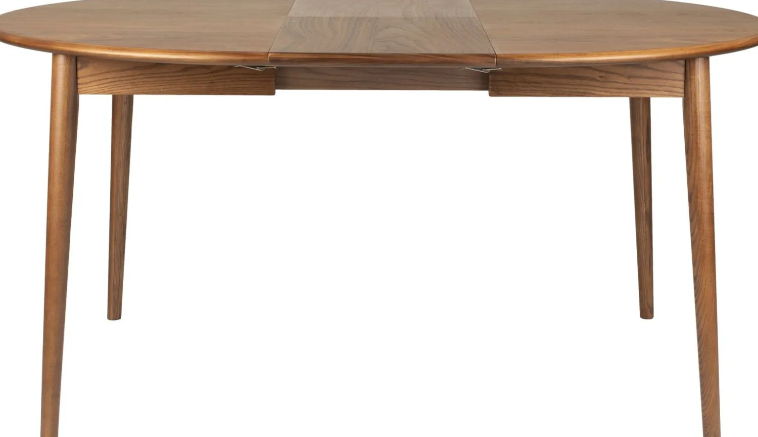 Houten Eettafels-Zuiver Twist Rond Eettafel Bruin
