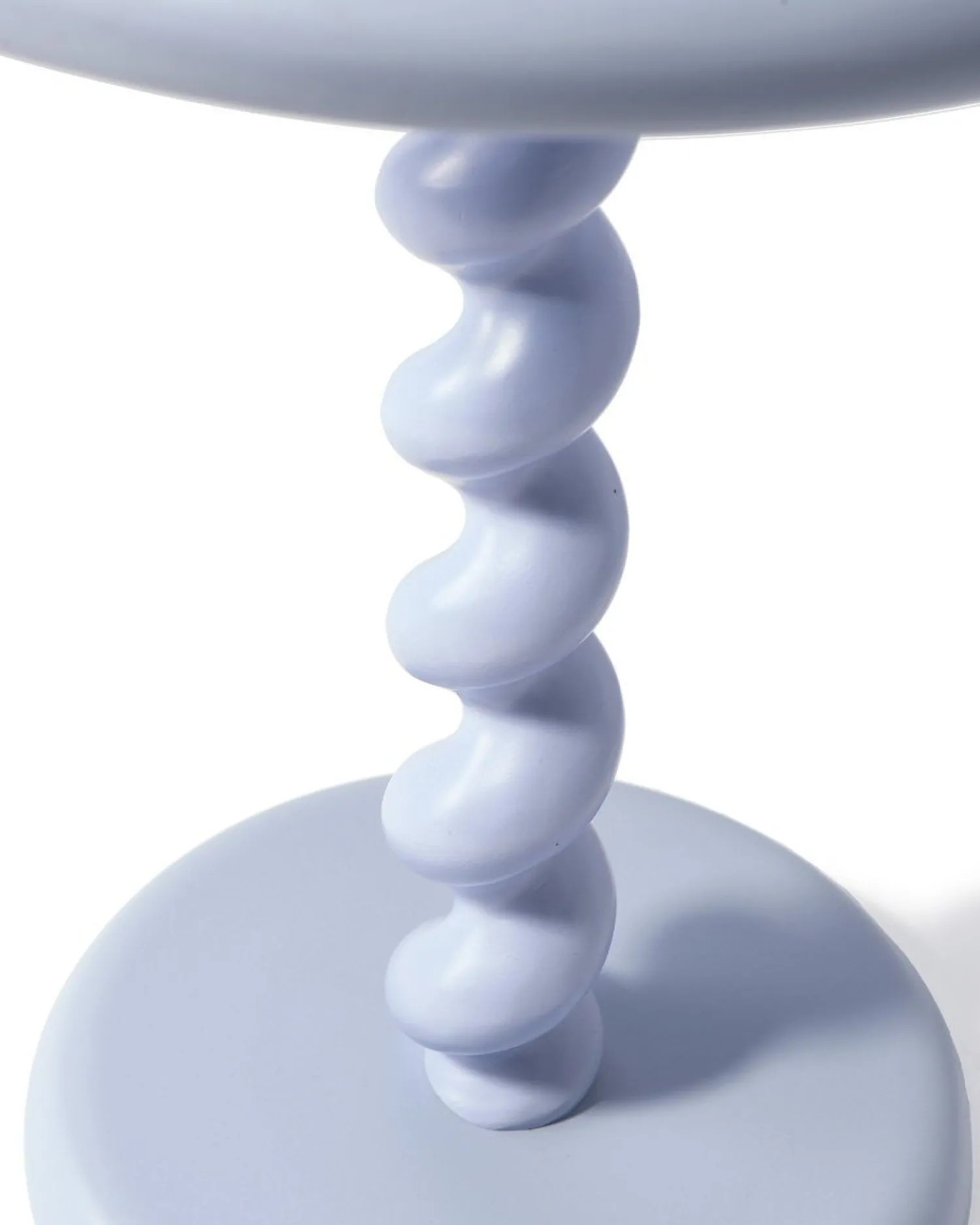 Ronde Bijzettafels-POLSPOTTEN Twister Bijzettafel Licht Blauw