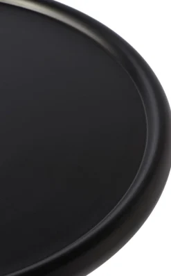 Ronde Bijzettafels-POLSPOTTEN Twister Bijzettafel Zwart