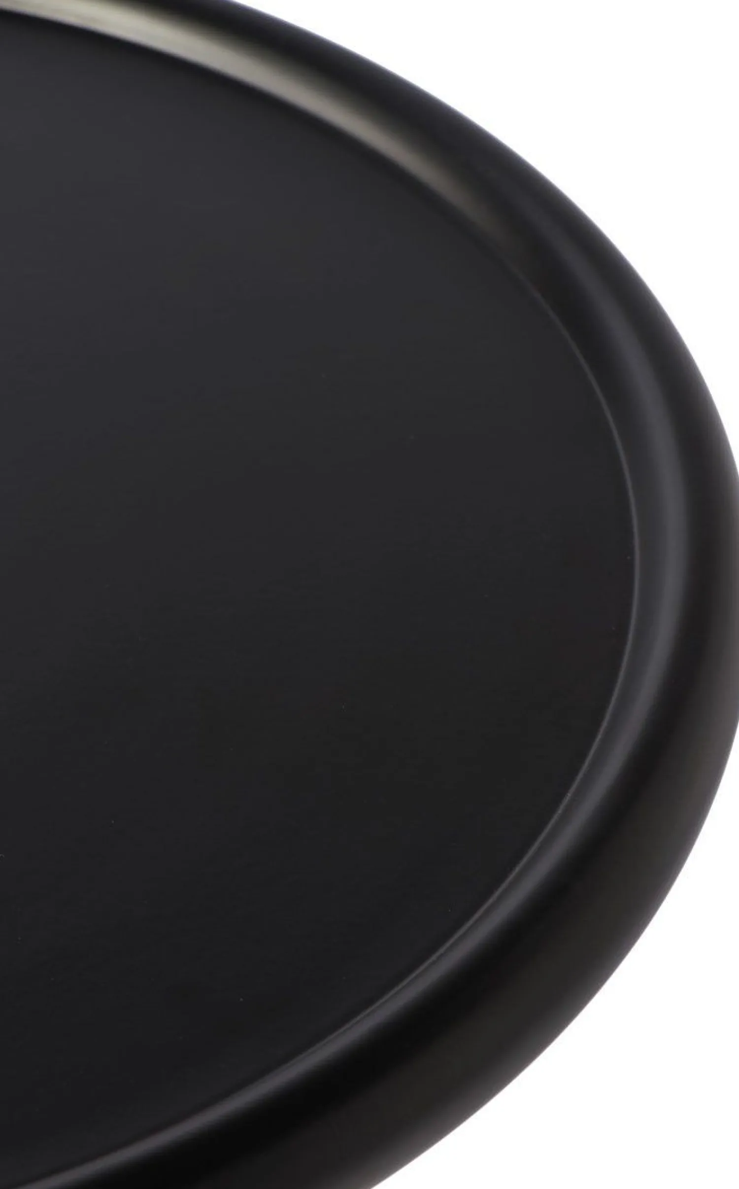 Ronde Bijzettafels-POLSPOTTEN Twister Bijzettafel Zwart