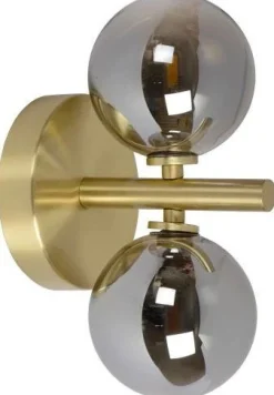 Wandlampen|Wandlampen-Lucide Tycho Wandlamp Mat Goud