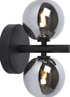 Wandlampen|Wandlampen-Lucide Tycho Wandlamp Zwart