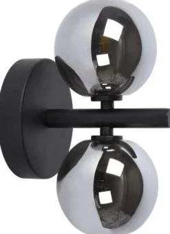 Wandlampen|Wandlampen-Lucide Tycho Wandlamp Zwart