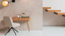 Draaibare Eetkamerstoelen|Eetkamerstoelen Zonder Armleuning-Zuiver Tyler (set van 2) Eetkamerstoel Wit