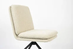 Draaibare Eetkamerstoelen|Eetkamerstoelen Zonder Armleuning-Zuiver Tyler (set van 2) Eetkamerstoel Wit
