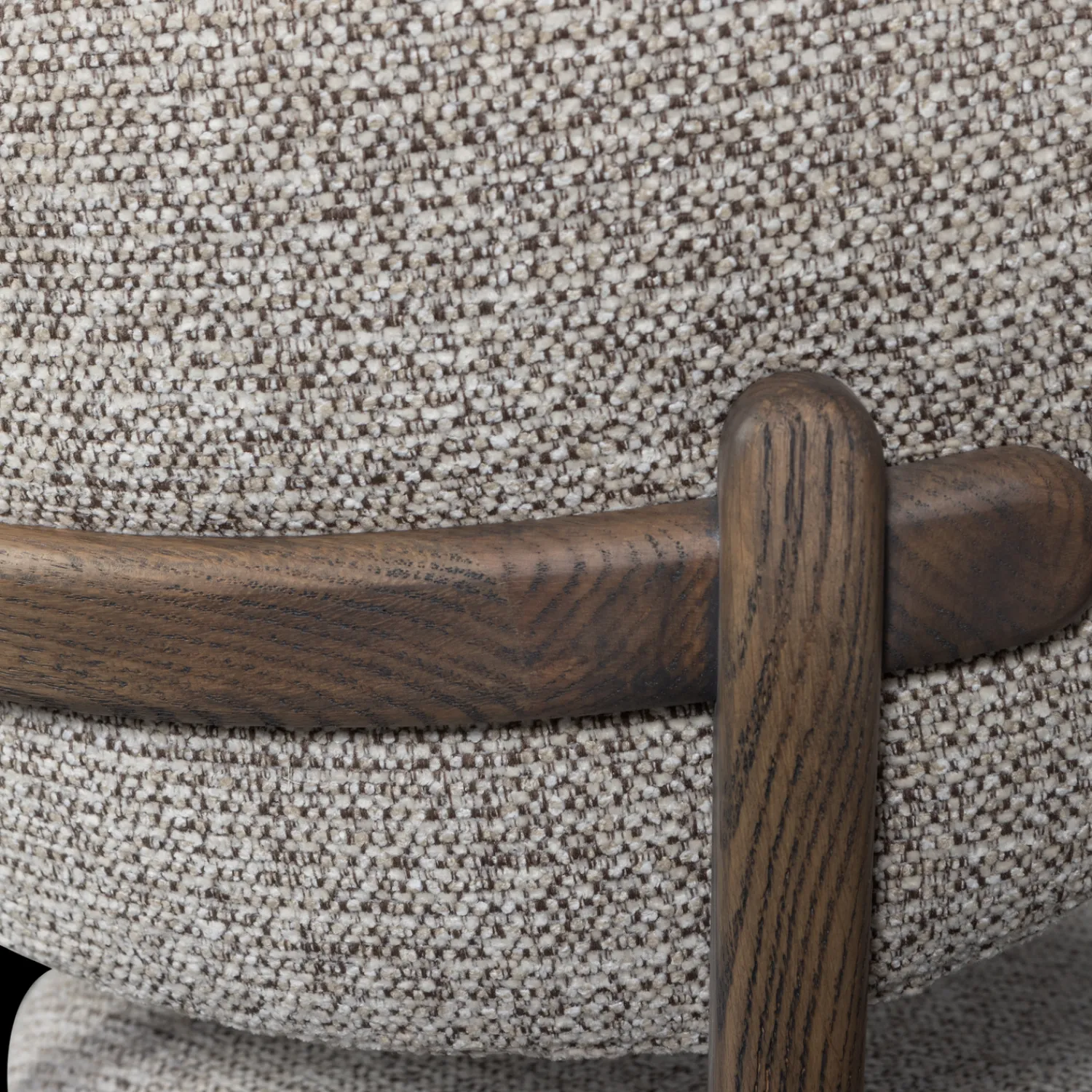 Eetkamerstoelen Zonder Armleuning-WOOOD Udar Eetkamerstoel Dark Brown