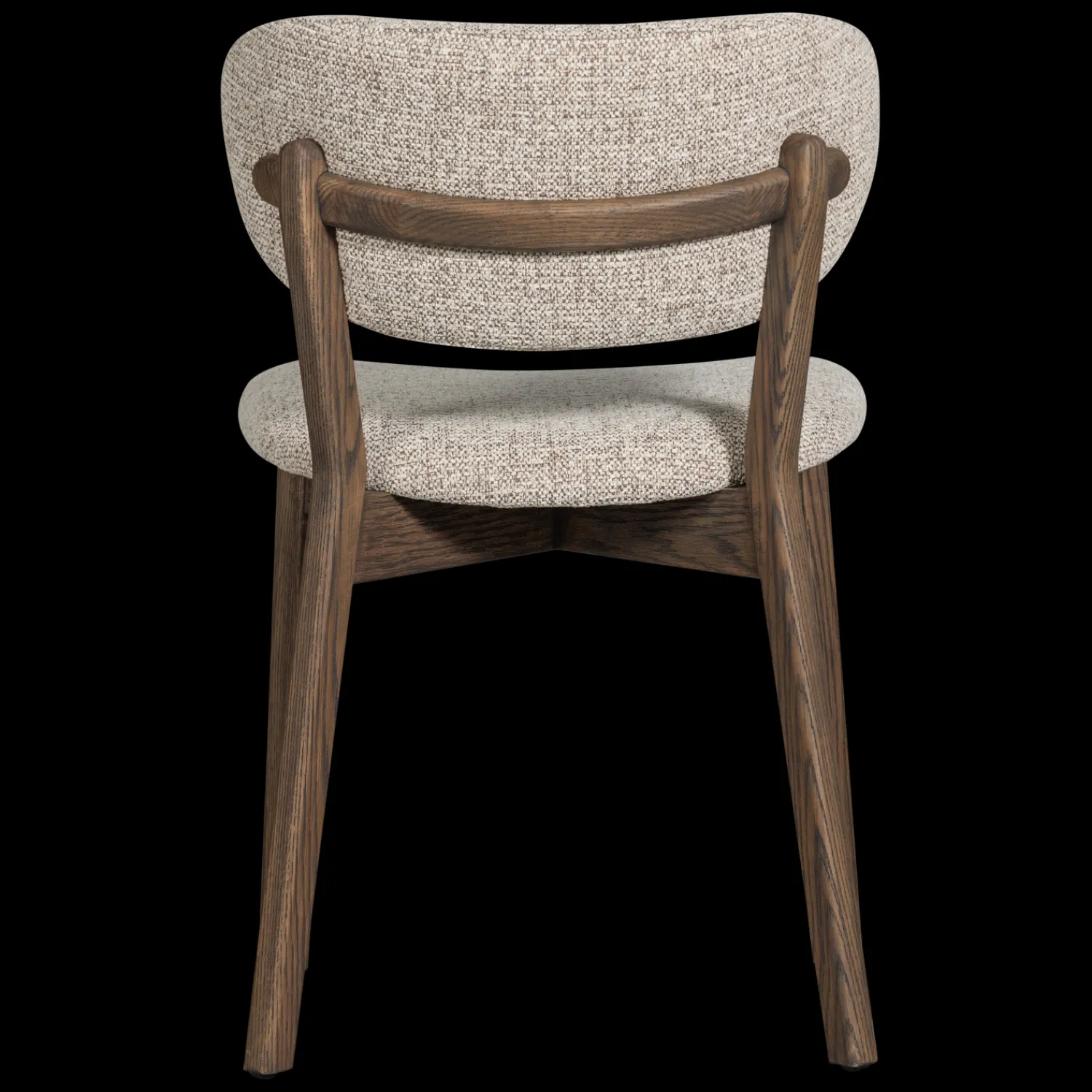 Eetkamerstoelen Zonder Armleuning-WOOOD Udar Eetkamerstoel Dark Brown