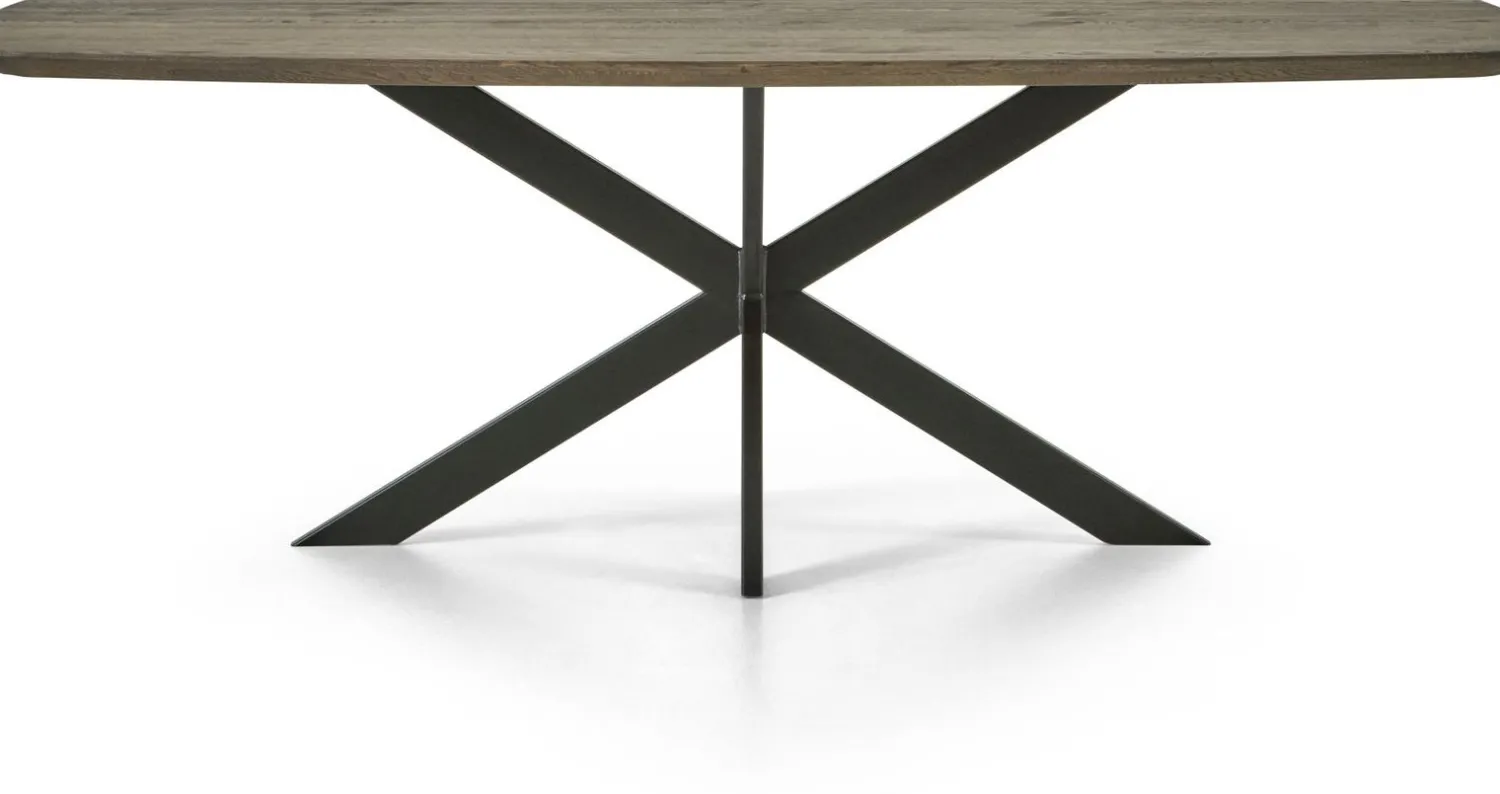 Houten Eettafels-Montèl Ultimo Eettafel Deer Brown