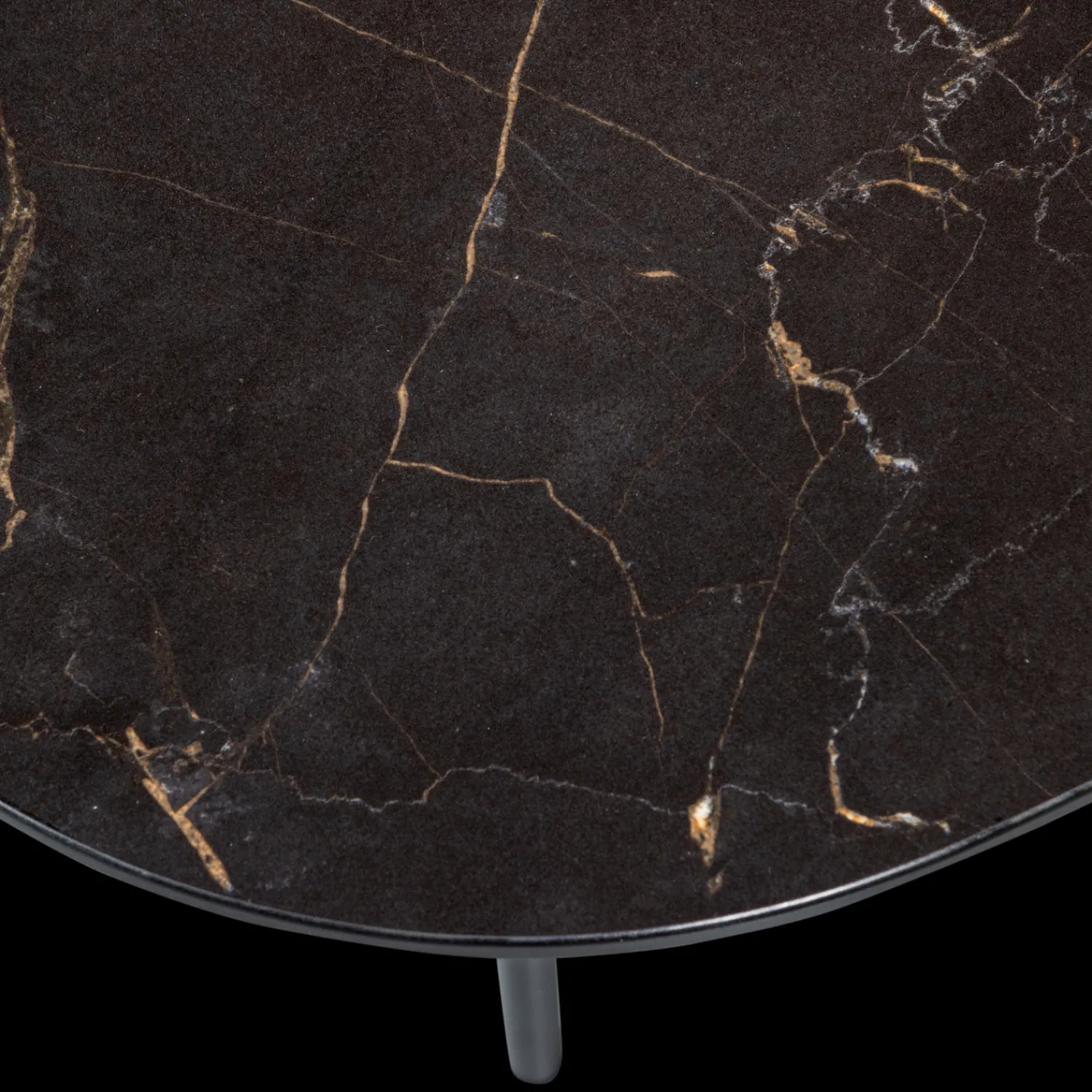 Organische Salontafels-WOOOD Vajen Salontafel Black