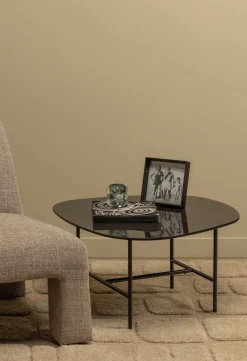 Organische Salontafels-WOOOD Vajen Salontafel Black